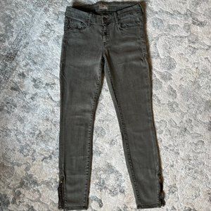 Mother Jeans - The Looker Ankle Zip in Sherwood Forest, Size 28